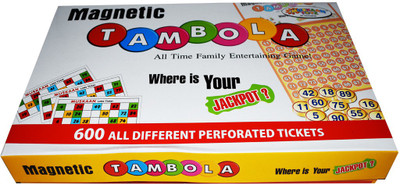 

Saffronworld All Time Entertaining Magnatic Tambola Game(Multicolor)