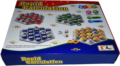 

Saffronworld Rapid Calculation Educational Game for kids develop Mathematical Skills(Multicolor)