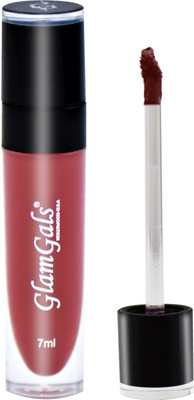 

GlamGals Matte Finish Colorstay Lipgloss(7 ml, Rosewood Brown)