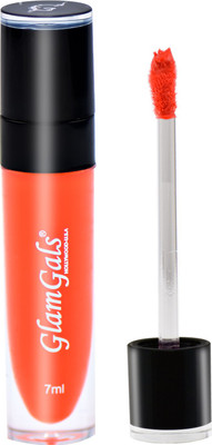 

GlamGals Matte Finish Colorstay Lipgloss(7 ml, Neon Orange)