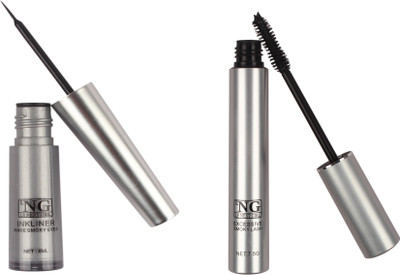 

LNG Combo 2 in 1 Glossy Liquid Mascara 7.5 G and Eyeliner 6 13.5 ml(Black)