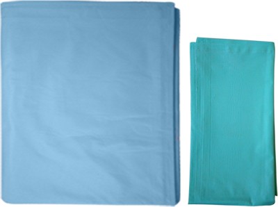 ATXP Plastic Baby Bed Protecting Mat(Blue And Green, Extra Large, Pack of 2)