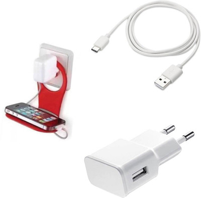 DAKRON Wall Charger Accessory Combo for Motorola Moto Z(White)