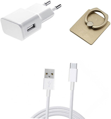 DAKRON Wall Charger Accessory Combo for Motorola Moto Z2 Play(White)