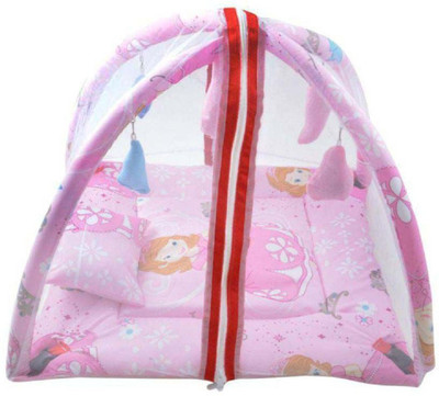 

Croox Nylon Infants Pink Cotton Mosquito Net ( 69 cm × 69 cm) Mosquito Net(Pink)