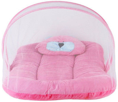 

Croox Cotton Infants Pink Nylon Mosquito Net ( 80 cm × 50 cm) Mosquito Net(Multicolor)