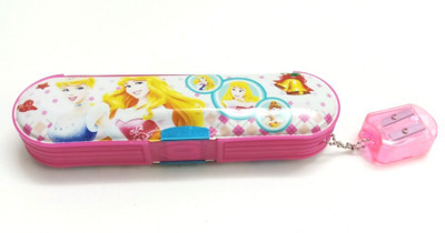 

Generic Easy carry Barbie Art Plastic Pencil Box(Set of 1, Pink)