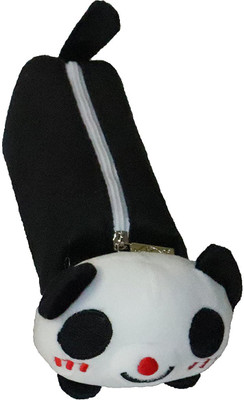 

Parteet Pouch Cartoon Art Polyester Pencil Box(Set of 1, Black)