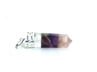 AIR9999 Clear Quartz, Rose Quartz and Amethyst Pendant Quartz, Amethyst Crystal Pendant
