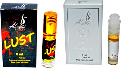 

Almas Lust and Sultan pocket perfume Eau de Parfum - 16 ml(For Men & Women)