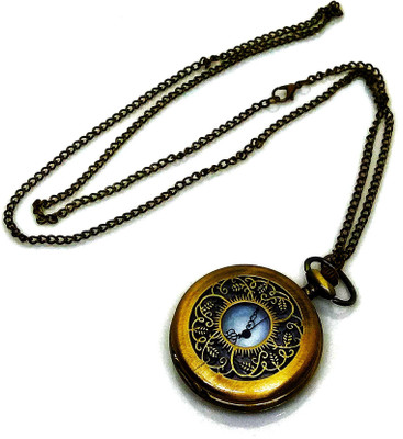 

RnP WTCH00001 WTCH00001 Antique Gold Plated Alloy Pocket Watch Chain