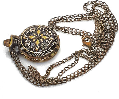 

RnP WTCH00005 WTCH00005 Antique Gold Plated Alloy Pocket Watch Chain