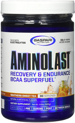 

Gaspari Nutrition AminoLast (Southern Sweet Tea) EAA (Essential Amino Acids)(420 g, Southern Sweet Tea)