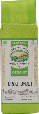 

ELWORLD Unpolished Black Urad Dal (Split)(500 g)