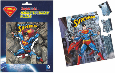 

Superman Magnetic Jigsaw Puzzle cum Fridge Magnet(9 Pieces)