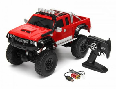 

Dhawani Remote Control High Speed Vehicle 1:10 Scale 2.4Ghz 4WD Electric RC Off Road Oversized Bigfoot Monster Hummer(Red)
