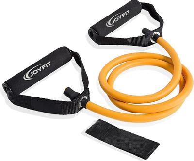 

JoyFit Toning Tube with Foam Handles, Door Anchor for Resistance Training, Gym Workouts, Home Workout Resistance Tube(Yellow)