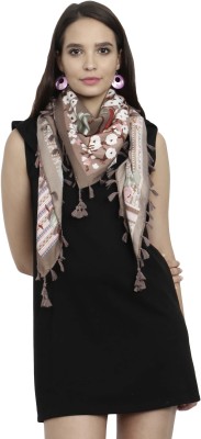 FabSeasons Floral Print Cotton Blend Women Fancy Scarf