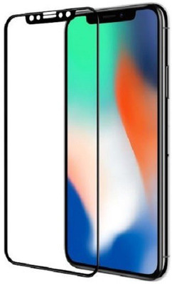 wrapitup Edge To Edge Tempered Glass for Apple Iphone X Full Body 5D Coloured 9H Hardness Anti-Scratch,Case Friendy Tempered Glass [Edge To Edge Screen Covered for iphone 10(Pack of 1)