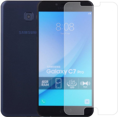 CASE CREATION Tempered Glass Guard for Samsung Galaxy C7 Pro(Pack of 1)