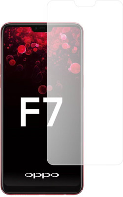 Case Creation Tempered Glass Guard for OPPO F7(Pack of 1)