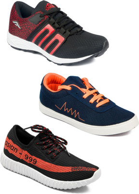 

Asian Men Casual & Running Shoes Combo Pack of 3 Casuals For Men(Multicolor