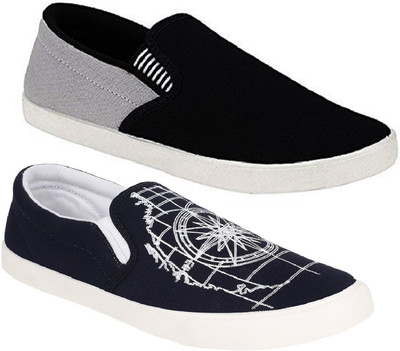 

Genial Casuals For Men(Multicolor, Grey:black