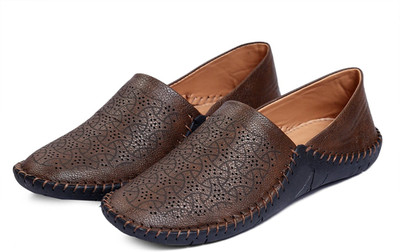 

Deals4you Artificial Leather Leather Casual Partywear Wedding Loafers For Mens and Boys Party Wear For Men(Brown
