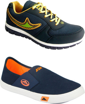 

Asian Men Casual & Running Shoes Combo Pack of 2 Casuals For Men(Multicolor