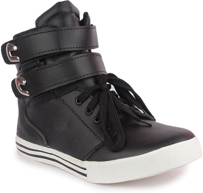 

Appe Appe Mens Casual Dancing shoe High Tops For Men(Black