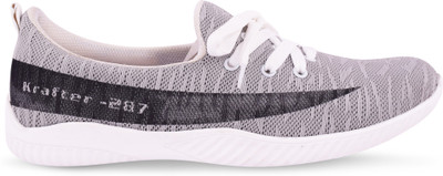 

Krafter Mesh men 's slip on Shoes Walking Shoes For Men(Pink, White