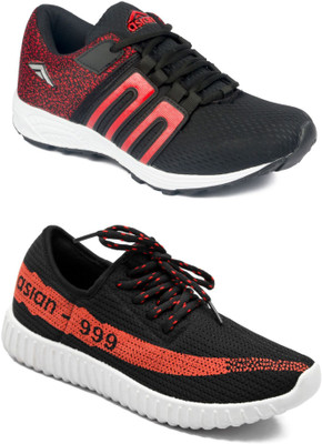 

Asian Men Casual & Running Shoes Combo Pack of 2 Running Shoes For Men(Multicolor