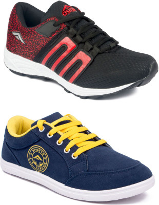 

Asian Men Casual & Running Shoes Combo Pack of 2 Casuals For Men(Multicolor