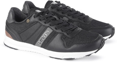 

Levi's Two horsepull Branding Sneakers For Men(Black