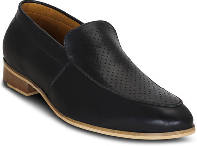 

Kielz Black-Slip-On-Men's-Shoes Slip On For Men(Black
