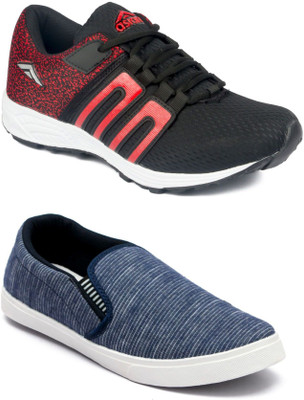 

Asian Men Casual & Running Shoes Combo Pack of 2 Casuals For Men(Multicolor