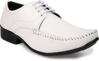 

Xtreme Mens White Synthetic Leather Formal Shoes Lace Up For Men(White