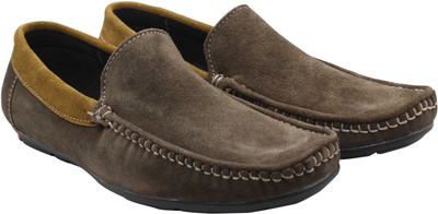 

LeatherKraft Leather Loafers For Men(Brown