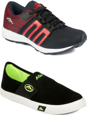 

Asian Men Casual & Running Shoes Combo Pack of 2 Casuals For Men(Multicolor