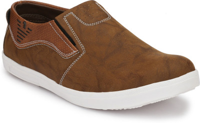 

John Karsun Slip On Sneakers For Men(Tan