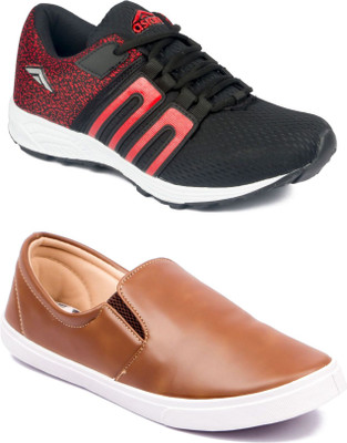 

Asian Men Casual & Running Shoes Combo Pack of 2 Casuals For Men(Multicolor