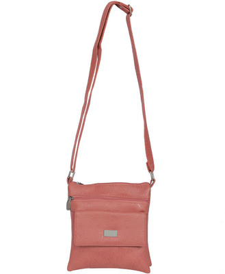 

Swiss Women Orange Leatherette Sling Bag