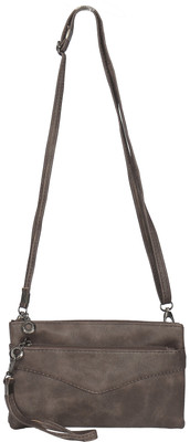 

Swiss Women Brown Leatherette Sling Bag