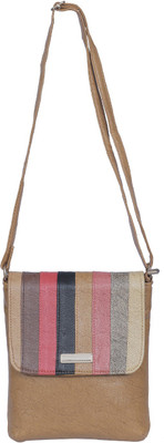 

Swiss Women Tan Leatherette Sling Bag