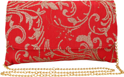 

VASTRESHA Women Red Leatherette Sling Bag