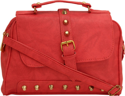

VASTRESHA Women Red Genuine Leather Sling Bag