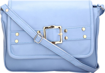

VASTRESHA Women Blue Genuine Leather Sling Bag