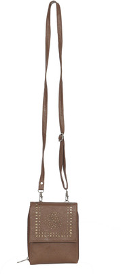 

Swiss Women Brown Leatherette Sling Bag