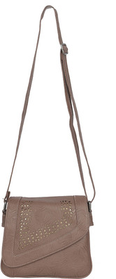 

Swiss Women Brown Leatherette Sling Bag