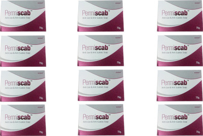 

Elegant PERMISCAB SOAP PACK OF 12*75 GM(900 g, Pack of 12)